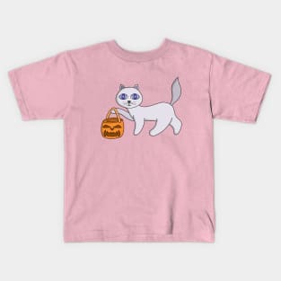 Halloween Cat Kids T-Shirt